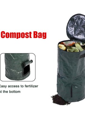 Reuseable Garden Leaf Waste Can Yard Compost Bin for Fruit K