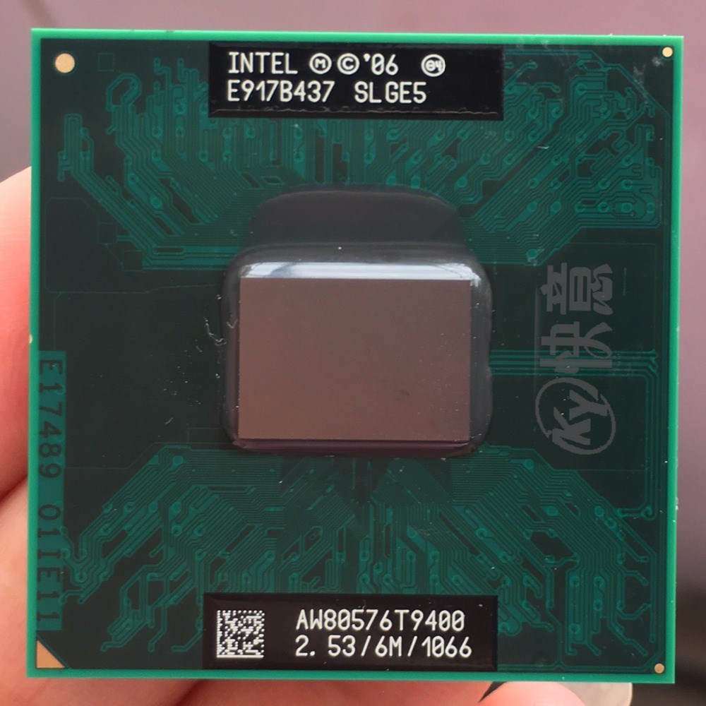 Core 2 Duo T9400 CP Laptop processor PGA 478 cpu  workin