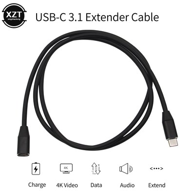 USB C Extension Cable Type C Extender Cord USB-C Thunderbolt