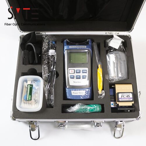 17pcs/set FTTH Fiber Optic Tool Kit power meter Locator Stri