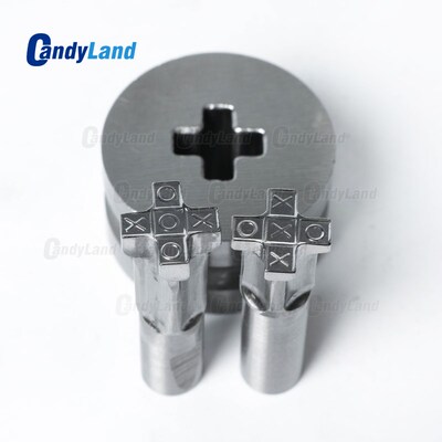 CandyLand X O X Milk 3D Tablet Die/Pill Press Mold Candy Pun