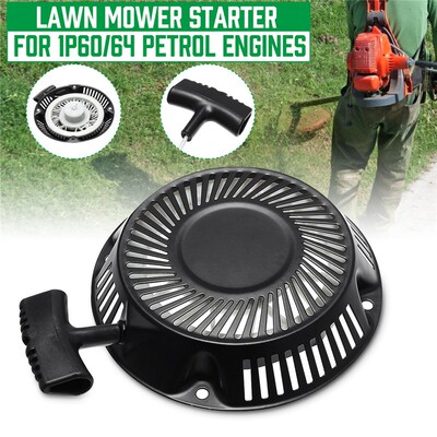 Black Pull Rec Start Lawn Mower Starter Assembly Constructio