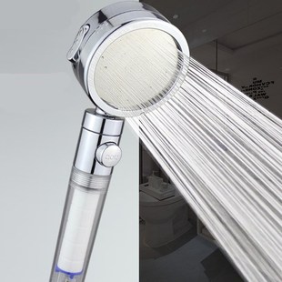 Shower Head Filter Water With Switch Stop Water Pressurized