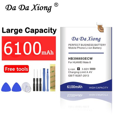 High quality 6100mAh HB396693ECW Battery for Huawei Mate 8 N