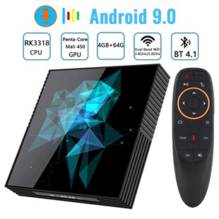 Android 9.0 TV Box A95X Z2 4GB RAM 64GB 2.4G 5G Wifi RK3318