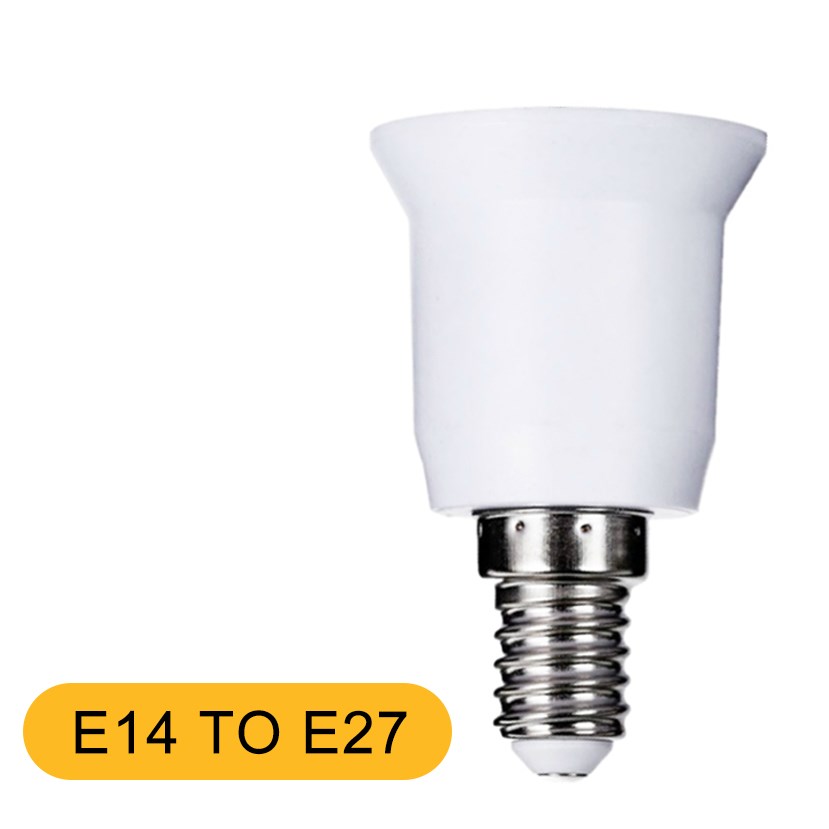 E14 to E27 LED Lamp base Bulb Socket With Light Holder Conve