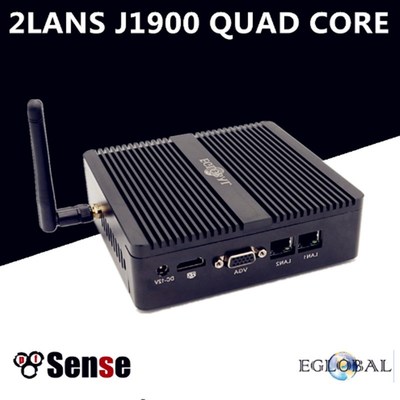 Eglobal Firewall Fanless Mini PC Linux Celeron J1900 Quad C