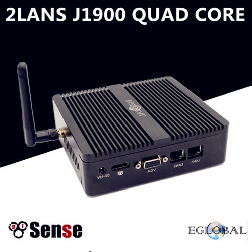 Eglobal Firewall Fanless Mini PC Linux Celeron J1900 Quad C