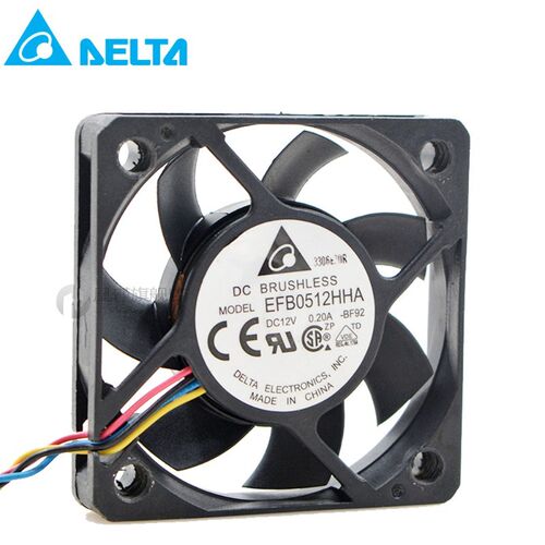 Delta EFB0512HA EFB0512HHA 5010 DC 12V 0.20A 0.15A 3-pin or