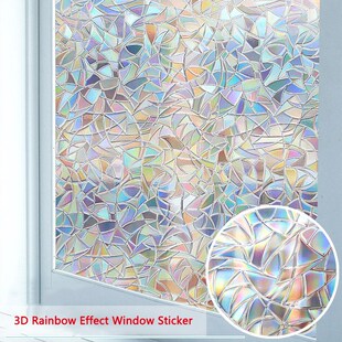 LCKYYJ Window Privacy Film , 3D Decorative Glass Film Remova