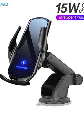 15W Fast Car Wireless Charger Mount for iPhone 12 11 XS XR