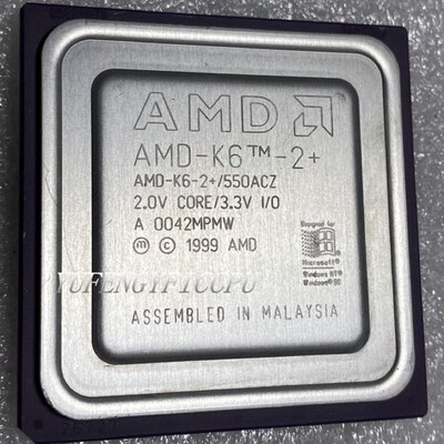 AMD-K6-2+/550ACZ Antique cpu collection testimony of history