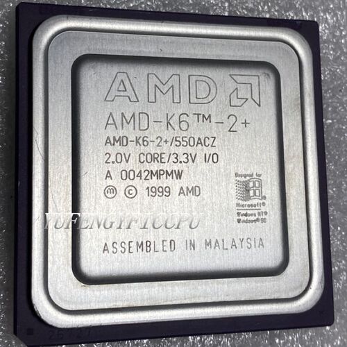 AMD-K6-2+/550ACZ Antique cpu collection testimony of history
