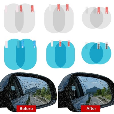 LEEPEE Car Sticker 2PCS/Set Anti Fog Membrane Anti glare Wa