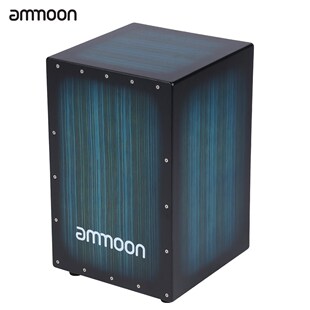 ammoon Wooden Box Drum Cajon Hand Drum Persussion Instrumen