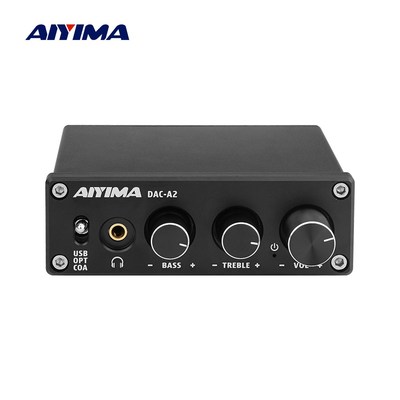AIYIMA Mini HiFi 2.0 Digital Audio Decoder USB DAC Headphone
