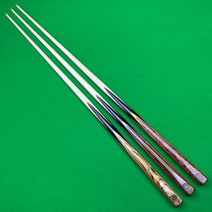saily枫木波茨杆沙漠铁木四插台球杆小头专业黑八纯手工通杆