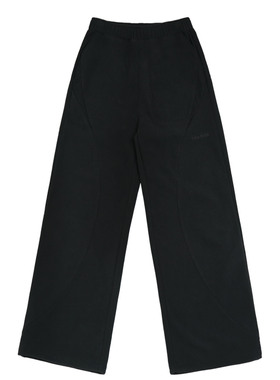 OJOS 休闲裤女宽松显瘦垂感运动风松紧带阔腿裤卫裤女