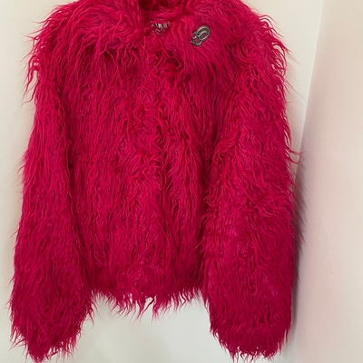 SCULPTOR长毛绒皮草外套韩国代购