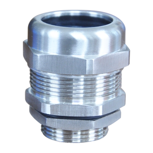 蓝盛304不锈钢尼龙波纹管防水接头IP68外螺纹密封塑料软管格兰头