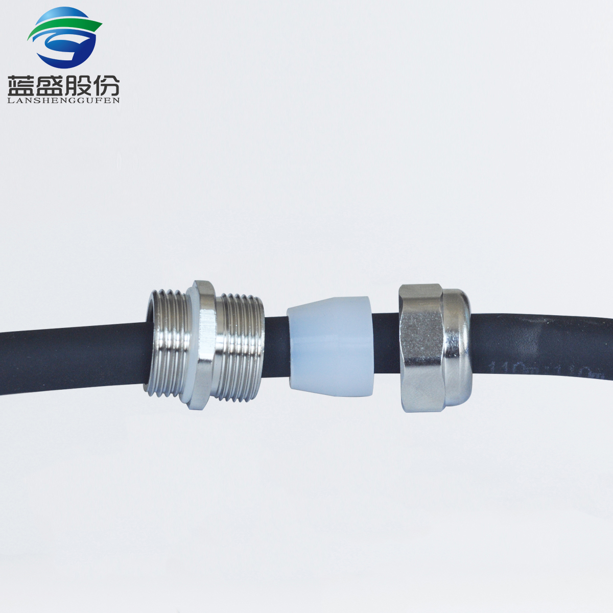 蓝盛硅胶金属铜镀镍电缆防水接头