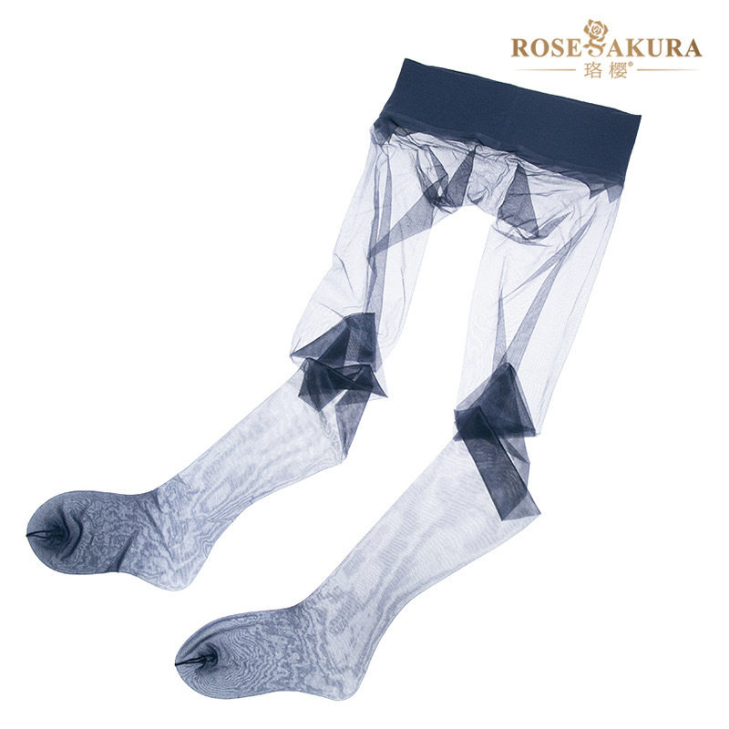 高端360无缝高腰超薄丝袜脚尖透明显瘦春夏黑色提臀通透高密