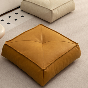 【悉屋】飘窗加厚小坐墩日式蒲团皮质地上坐垫懒人坐垫子阳台卧室