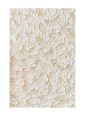 法式轻奢客厅装饰画莫兰迪肌理抽象纯手绘油画大芬村丙烯玄关挂画