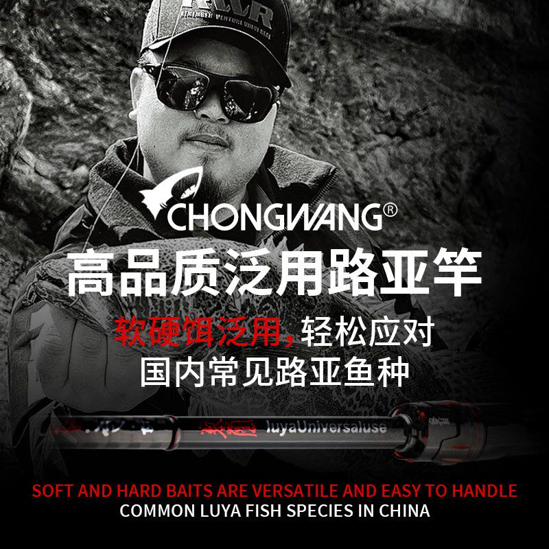虫王路亚虫王临入门专用路亚竿超快调枪柄直柄鲈鳜鱼翘嘴泛用虫竿