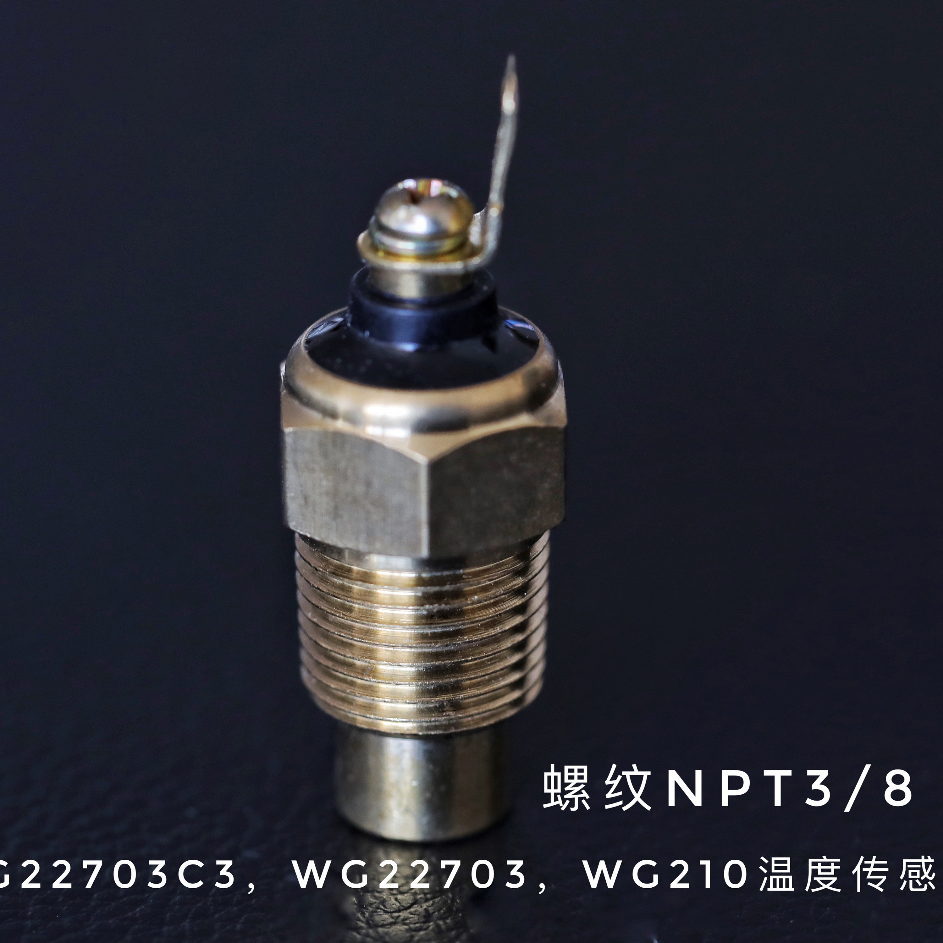电感水温表油温表温度探头传感器水温油温感应塞12V24V通用