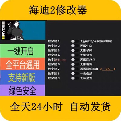 海迪II/Haydee2STEAM/EPIC正版游戏修改器辅+助工具不含游戏