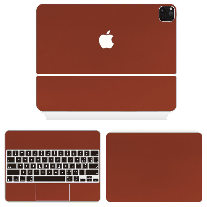 适用苹果2024款iPad Pro13寸11inch妙控键盘透明贴纸air6保护膜MagicKeyboard白色10.9贴膜智能双面夹全套12