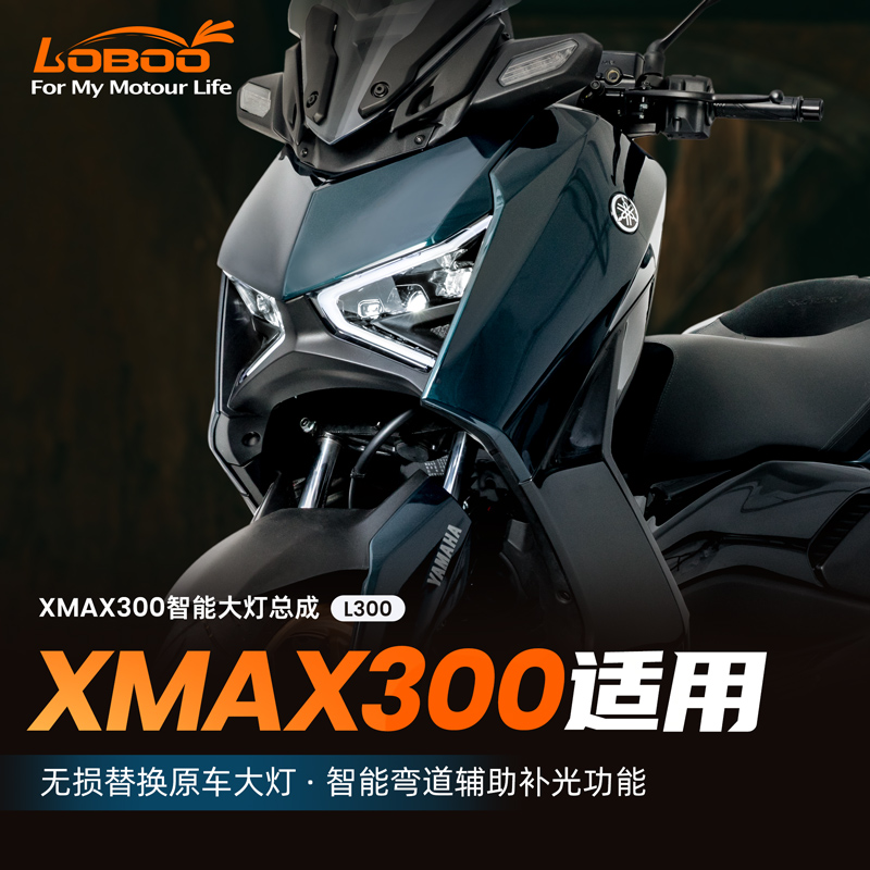 LOBOO萝卜雅马哈XMAX300智能大灯