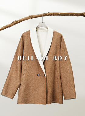 【米儿甄选】北拉子【嫣巷境衣】羊毛混纺毛呢大衣BDB3TG875