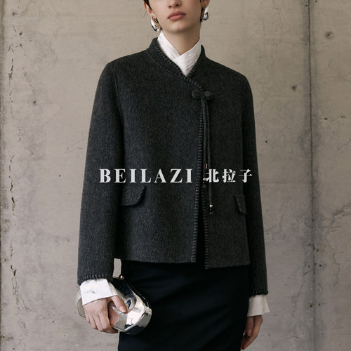 北拉子丨暮色沙滩丨羊毛混纺骆驼绒毛呢大衣AG-LZ-2D168