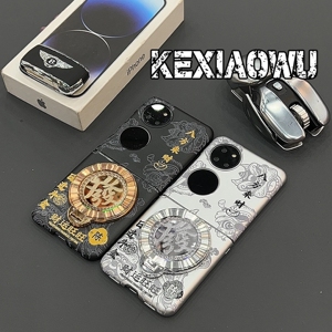 姓氏定制财源旺旺金属漆折叠适用华为pocketS手机壳新款高级NOVAFLIP外壳定制百家姓不撞壳防摔保护壳男款