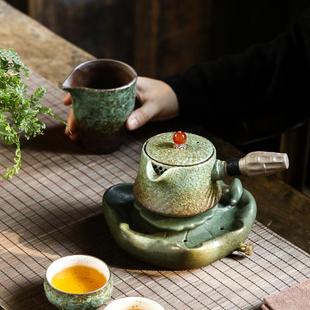 壶托茶道配件功夫茶具储水茶壶陶瓷隔热垫底座 莲花壶承干泡台日式
