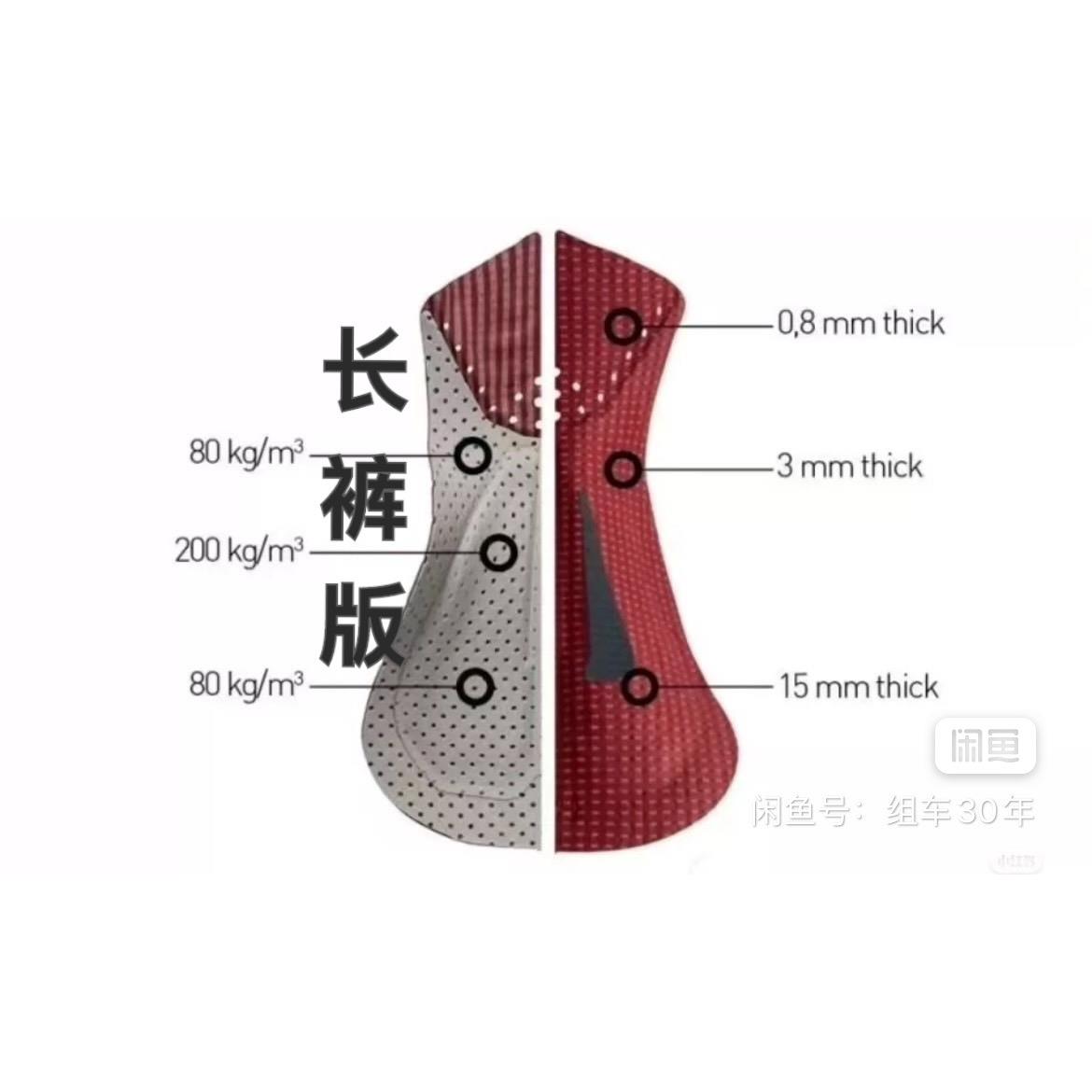 SRDB星骋牌骑行裤男女通用骑行裤双箭头对标坐垫骑行裤秋冬骑行裤