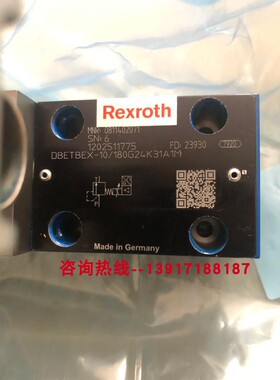 0811402071 DBETBEX-10/180G24K31A1M力士乐比例阀溢流阀德国配件