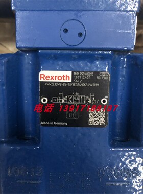 力士乐比例阀R901013820 4WRZE10W8-85-73/6EG24N9K31/A1D3M原装