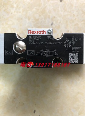 力士乐比例阀R900762072 4WRAE6W30-23/G24K31/F1V原装现货