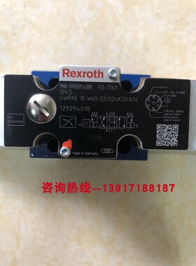 力士乐比例阀R900954088 4WRAE10W60-22/G24K31/A1V工业液压