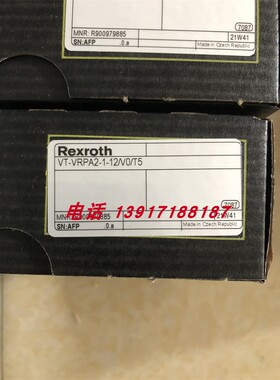 力士乐放大器VT-VRPA2-1-12/V0/T5 R900979885德国Rexroth液压