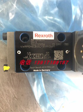 力士乐比例方向阀R901382374 4WRPEH6CB04L-31/M/24F1德国原装