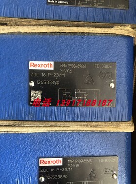 力士乐压力补偿器ZDC16P-23/M R900489668德国RexrothZDC16P-2X/M