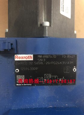 R900754702 2WRCE32S650L-20/PG24K31/A1M德国力士乐比例阀原装