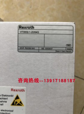 R900991843 VT3002-1-20/64G力士乐支架放大器底座配件德国产原装