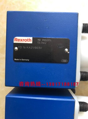 FD16KA21/B03V R900503974力士乐平衡阀FD16KA系列工业液压原装