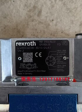 R901496433 4WREE6E08-30/V/24A1力士乐德国比例阀新款电流型