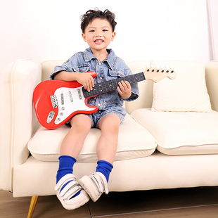 承惠大号儿童可弹奏男女孩仿真尤克里里电子吉他玩具音乐初学乐器